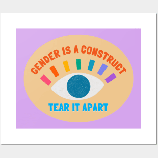 Gender is a Construct Posters and Art